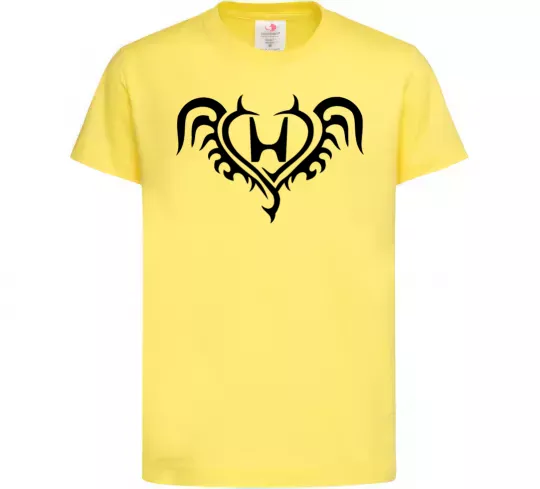 Детская футболка Honda devil Лимонный фото