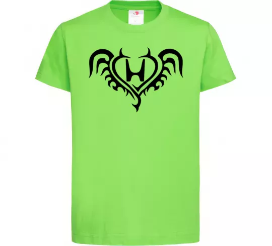 Детская футболка Honda devil Лаймовый фото
