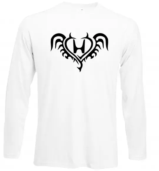 Лонгслив Honda devil Белый фото