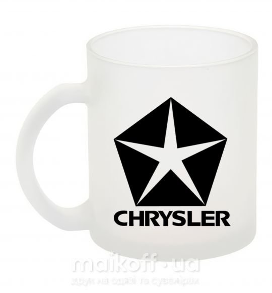 Чашка скляна Logo Chrysler Фроузен фото