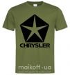 Мужская футболка Logo Chrysler Оливковый фото