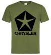 Мужская футболка Logo Chrysler Оливковый Мужская футболка Logo Chrysler Оливковый фото