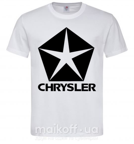 Чоловіча футболка Logo Chrysler Білий фото