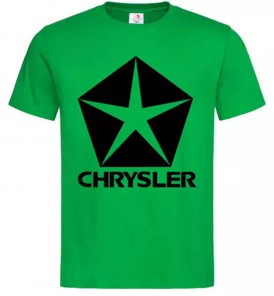 Мужская футболка Logo Chrysler Зеленый фото