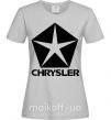 Жіноча футболка Logo Chrysler Сірий фото