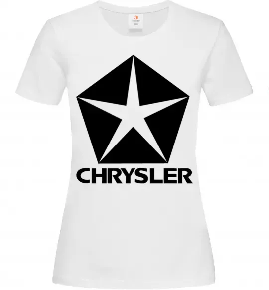 Женская футболка Logo Chrysler Белый фото