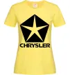Женская футболка Logo Chrysler Лимонный фото