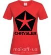 Женская футболка Logo Chrysler Красный фото