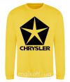 Свитшот Logo Chrysler Солнечно желтый фото