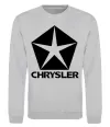 Свитшот Logo Chrysler Серый меланж фото