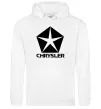 Чоловіча толстовка (худі) Logo Chrysler Білий фото