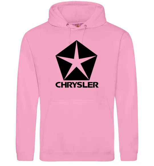 Женская толстовка (худи) Logo Chrysler Розовый фото