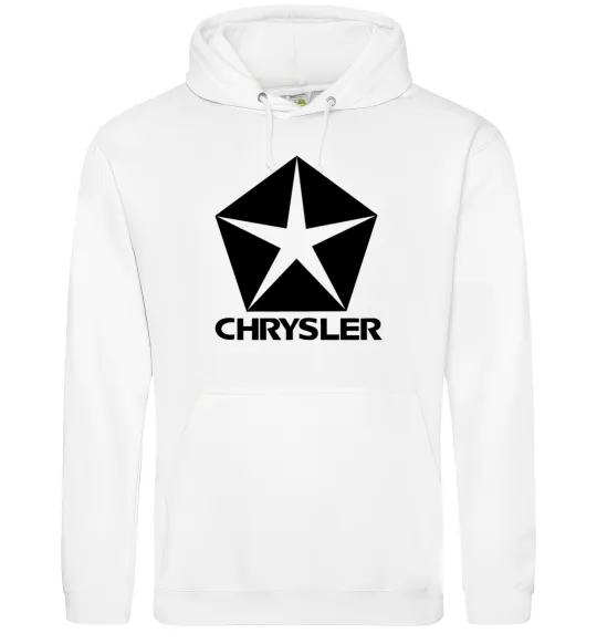 Женская толстовка (худи) Logo Chrysler Белый фото