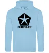Женская толстовка (худи) Logo Chrysler Голубой фото