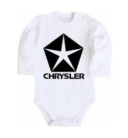 Детский боди Logo Chrysler Белый фото