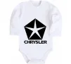 Детский боди Logo Chrysler Белый фото