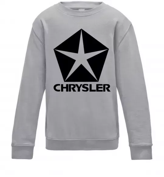 Детский Свитшот Logo Chrysler Серый меланж фото