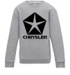 Детский Свитшот Logo Chrysler Серый меланж фото
