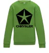 Детский Свитшот Logo Chrysler Лаймовый фото