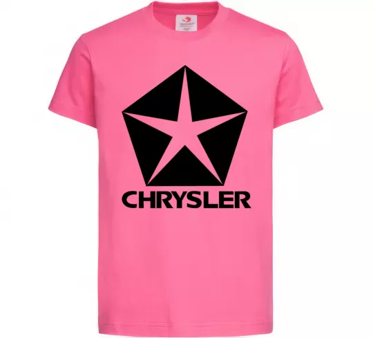 Дитяча футболка Logo Chrysler Яскраво-рожевий фото