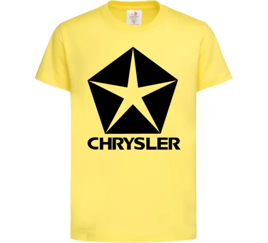 Дитяча футболка Logo Chrysler Лимонний фото