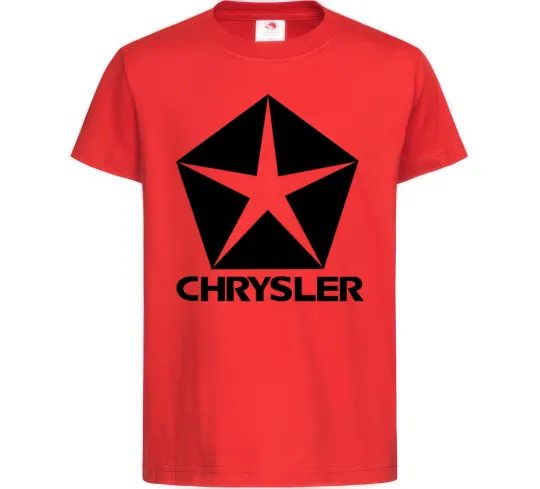Дитяча футболка Logo Chrysler Червоний фото