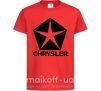 Детская футболка Logo Chrysler Красный фото