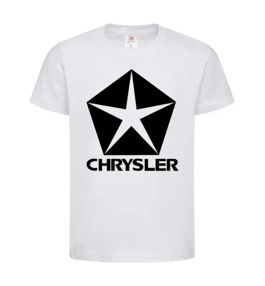 Детская футболка Logo Chrysler Белый фото