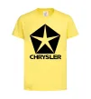 Детская футболка Logo Chrysler Лимонный фото