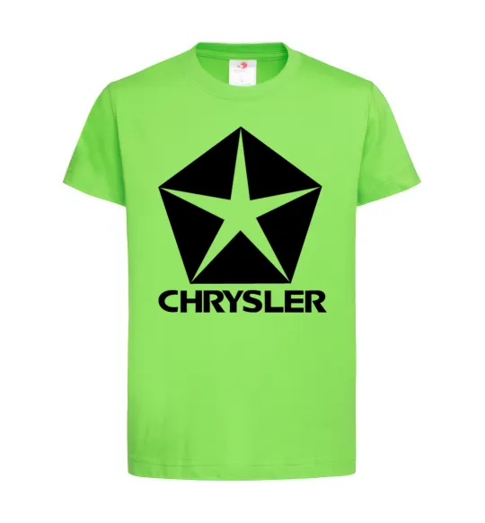 Детская футболка Logo Chrysler Лаймовый фото