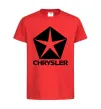 Детская футболка Logo Chrysler Красный фото
