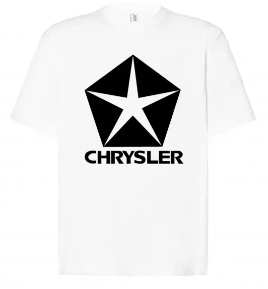 Футболка Оверсайз Logo Chrysler Белый фото