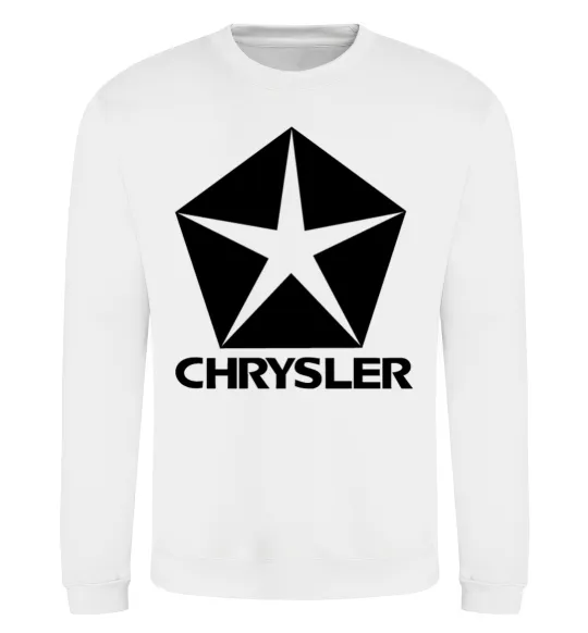 Світшот Logo Chrysler Білий фото