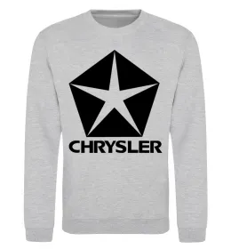 Світшот Logo Chrysler Сірий меланж фото