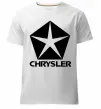 Чоловіча преміум футболка Logo Chrysler Білий фото