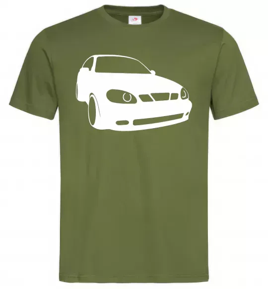 Чоловіча футболка Lanos car Оливковий фото