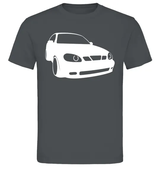 Чоловіча футболка Lanos car Графіт фото