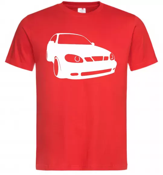 Чоловіча футболка Lanos car Червоний фото