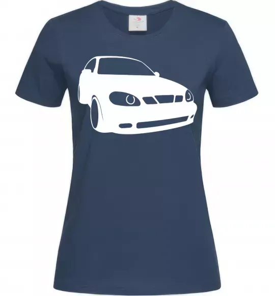 Женская футболка Lanos car Темно-синий фото