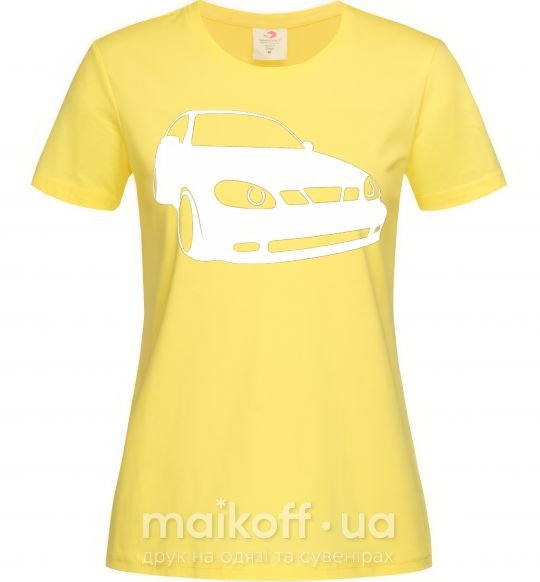 Женская футболка Lanos car Лимонный фото