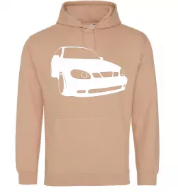 Мужская толстовка (худи) Lanos car Песочный фото