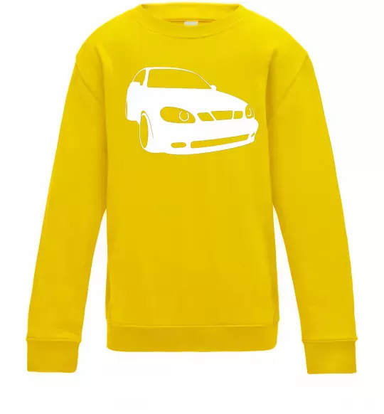 Дитячий світшот Lanos car Сонячно жовтий фото