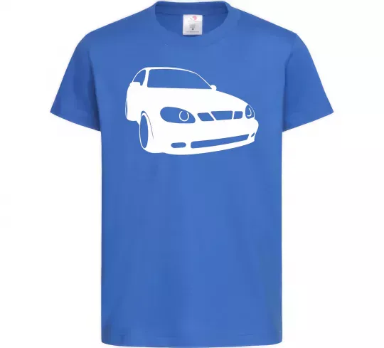 Детская футболка Lanos car Ярко-синий фото