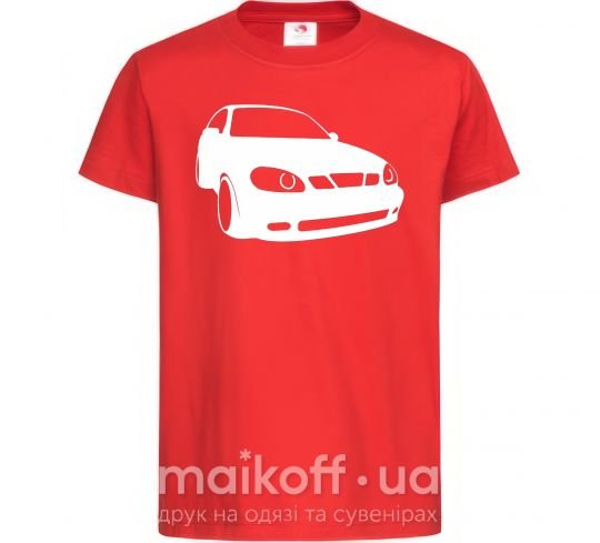 Детская футболка Lanos car Красный фото