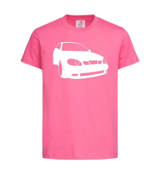 Детская футболка Lanos car Ярко-розовый фото
