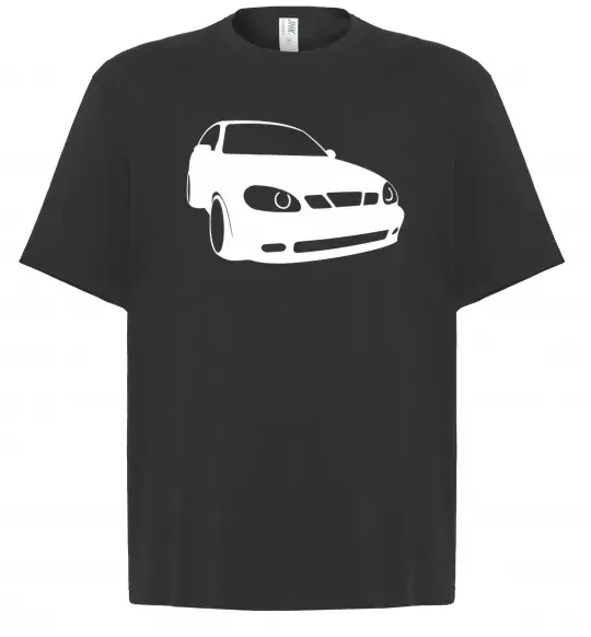 Футболка Оверсайз Lanos car Чорний фото