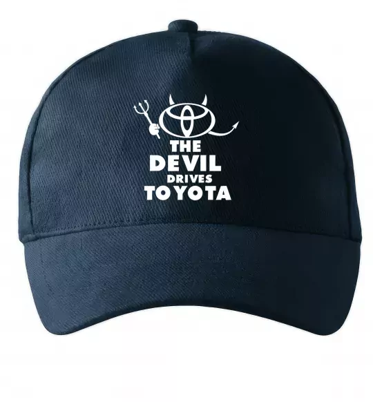 Кепка The devil drives toyota Темно-синий фото