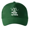 Кепка The devil drives toyota Темно-зеленый фото