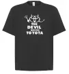 Футболка Оверсайз The devil drives toyota Черный фото