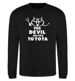 Свитшот The devil drives toyota